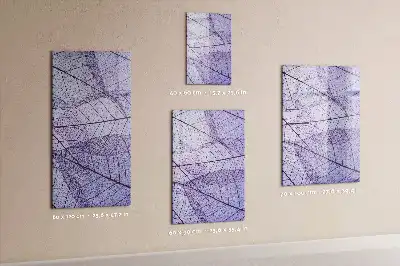 Magnetic erase board Leaf texture