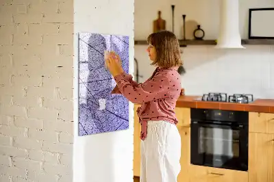 Magnetic erase board Leaf texture