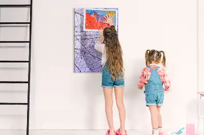Magnetic erase board Leaf texture