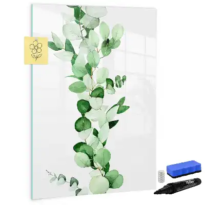 Magnetic writing board Reed leaves