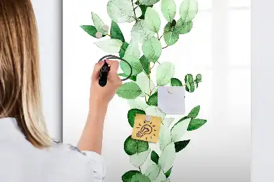 Magnetic writing board Reed leaves