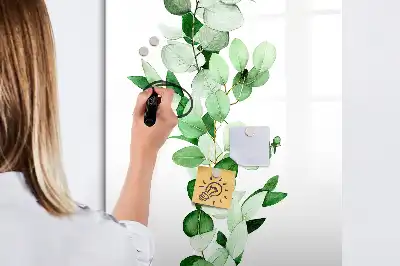 Magnetic writing board Reed leaves