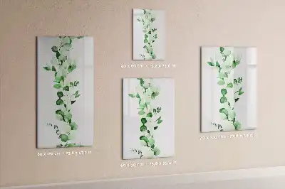 Magnetic writing board Reed leaves