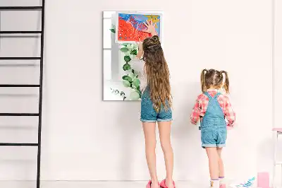 Magnetic writing board Reed leaves