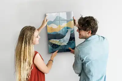 Magnetic writing board marble whale design
