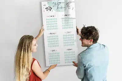 Magnetic erase board Habit tracker
