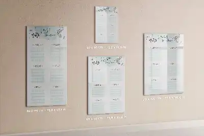 Magnetic erase board Habit tracker
