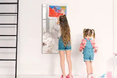 Magnetic erase board Peonies