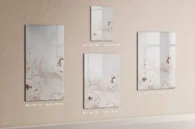 Magnetic erase board Peonies