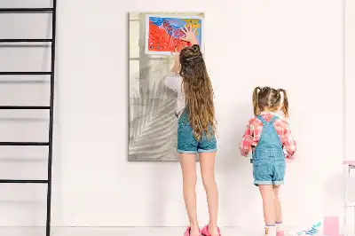 Magnetic dry erase board summer beach sand design