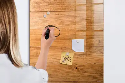Magnetic writing board Wood panels
