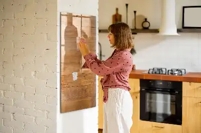 Magnetic writing board Wood panels