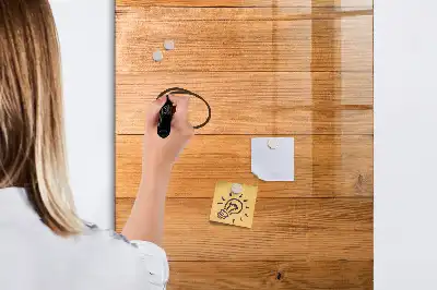 Magnetic writing board Wood panels