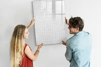 Magnetic erase board with a natural wood frame