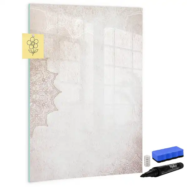 Magnetic writing board Mandalas