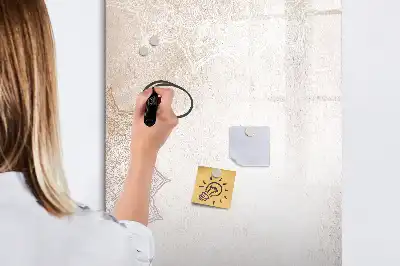 Magnetic writing board Mandalas