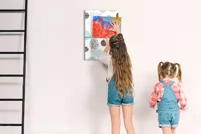 Magnetic writing board Colorful circles