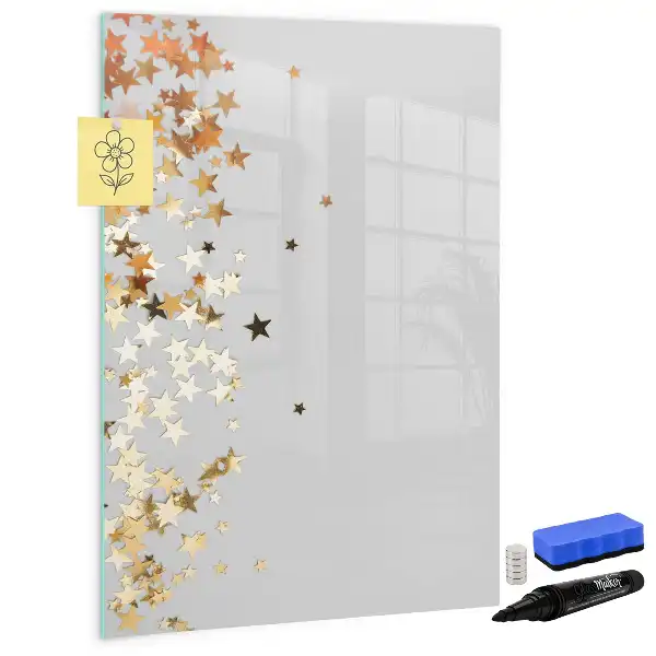 Magnetic writing board Stars