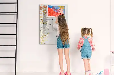 Magnetic writing board Stars