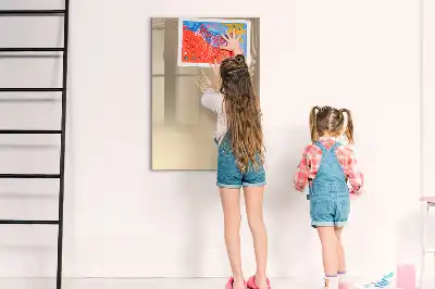 Magnetic dry erase board abstract light design