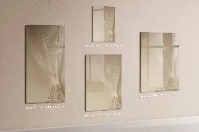Magnetic dry erase board abstract light design