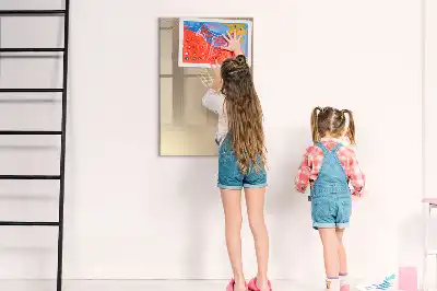 Magnetic dry erase board abstract light design