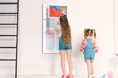 Magnetic dry erase board unicorn planner