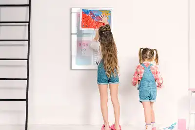 Magnetic dry erase board unicorn planner