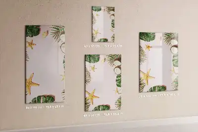 Magnetic dry erase board with a summer frame