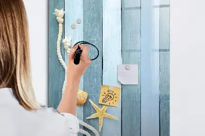 Magnetic dry erase board sea accessories design