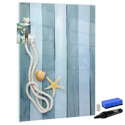 Magnetic dry erase board sea accessories design