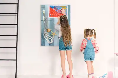 Magnetic dry erase board sea accessories design