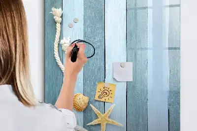Magnetic dry erase board sea accessories design