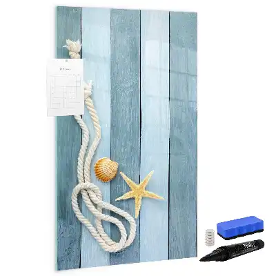 Magnetic dry erase board sea accessories design
