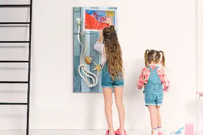 Magnetic dry erase board sea accessories design