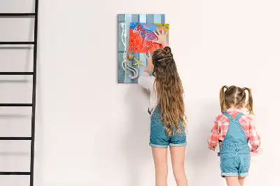 Magnetic dry erase board sea accessories design