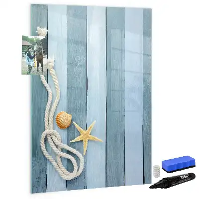 Magnetic dry erase board sea accessories design