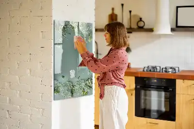 Magnetic writing board baby's breath
