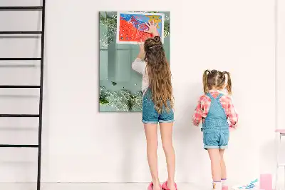 Magnetic writing board baby's breath