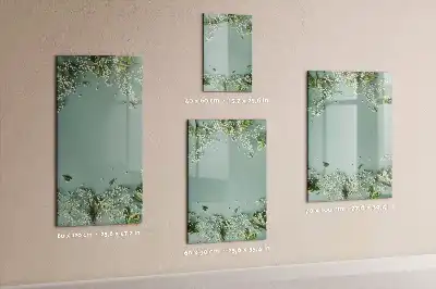 Magnetic writing board baby's breath