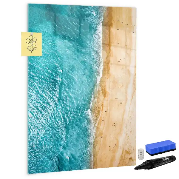Magnetic writing board Sea beach