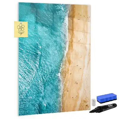 Magnetic writing board Sea beach