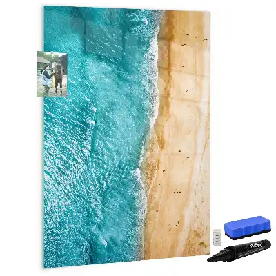 Magnetic writing board Sea beach