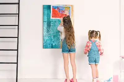Magnetic writing board Sea beach