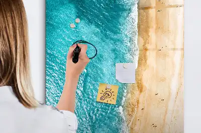 Magnetic writing board Sea beach