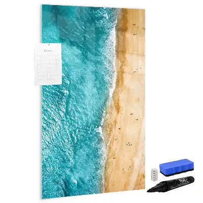 Magnetic writing board Sea beach