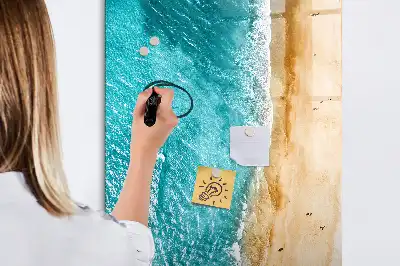 Magnetic writing board Sea beach