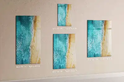 Magnetic writing board Sea beach