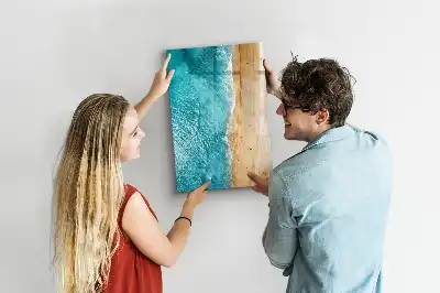 Magnetic writing board Sea beach