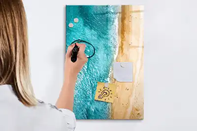 Magnetic writing board Sea beach